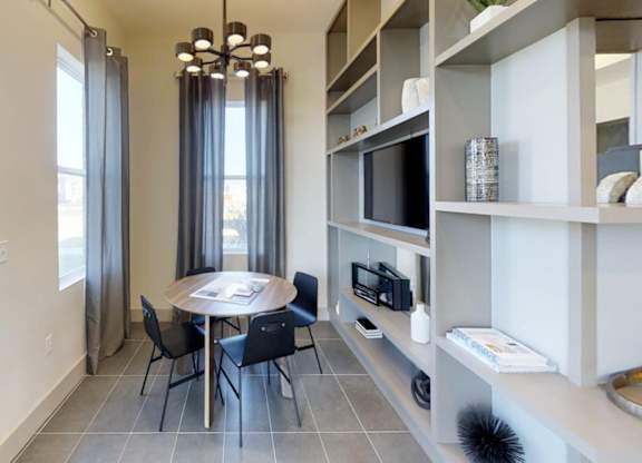clubhouse leasing space at Echo Park at Perry Crossing Apartments, Plainfield, IN
