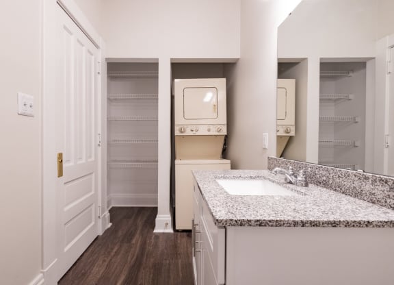 Large Bathroom at Lockerbie Court on Mass Ave, Indianapolis, IN, 46204