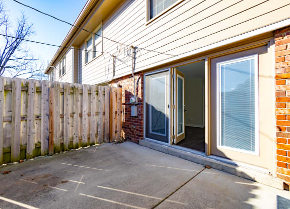 Backyard Area at Monon Living, Indianapolis, IN, 46220