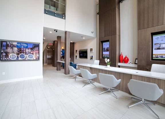 Reception Counter at The Foundry, South Bend