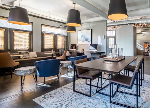 Living Room Come Dining Area at Providence at Old Meridian, Carmel, IN