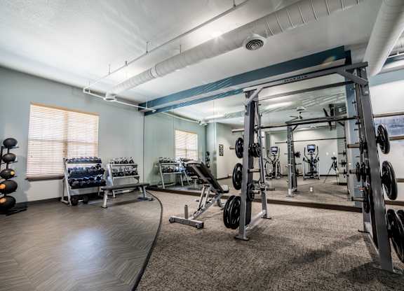 Fitness Center With Modern Equipment at Providence at Old Meridian, Carmel, Indiana