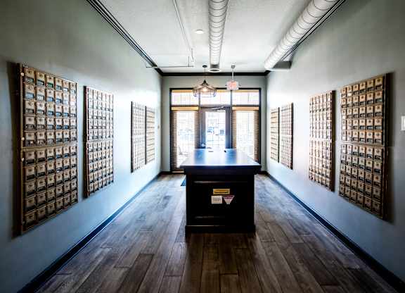 Delivery Lockers at Providence at Old Meridian, Carmel, Indiana