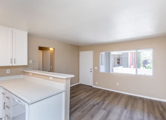 A Room with Wooden Floor at 215 Bayview Apartments, San Rafael, CA, 94901