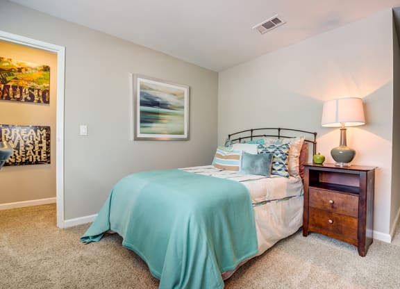 Bedroom with closet at BELLA VISTA AT HILLTOP, California, 94806