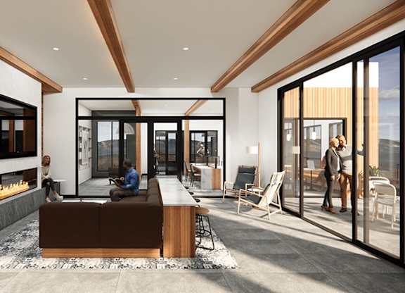 Resident Lounge at 38° NORTH, Santa Rosa, 95404