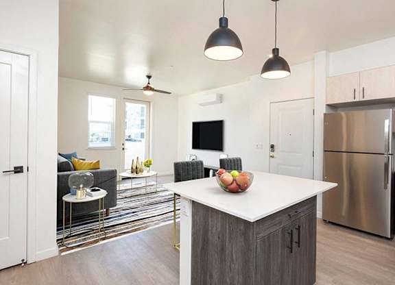 Kitchen And Living Area View at 38° NORTH, Santa Rosa