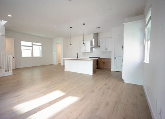 living area and kitchen at Crocker Village – Single Family Homes, California, 95818