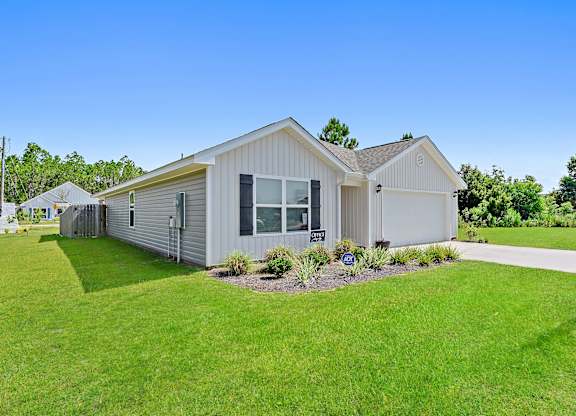 Exterior of a single-story house with a