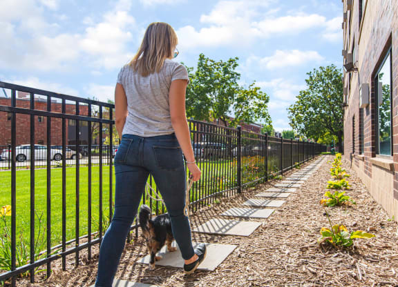 exterior walking trail