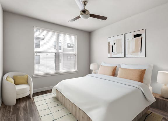 One Bedroom primary bedroom