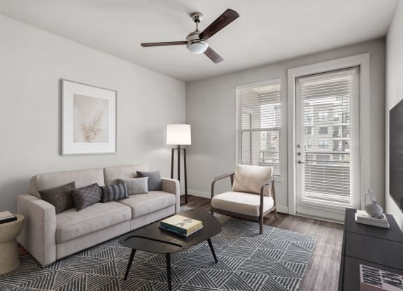 Gateway Arvada Ridge apartments one bedroom living room