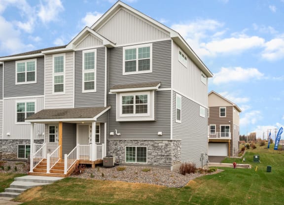 Exterior of Townhome rentals at Avery Park