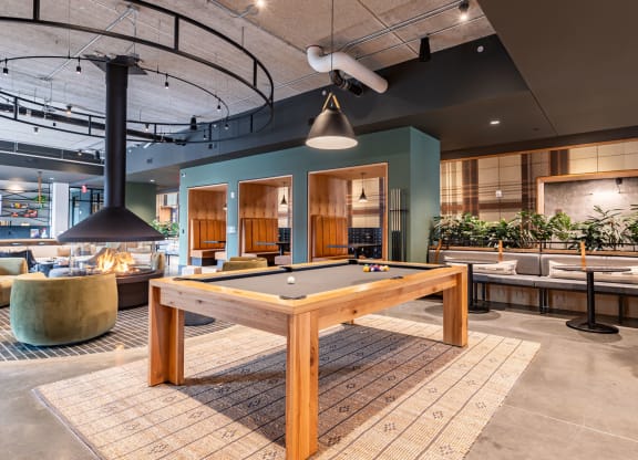 Pool Table in lounge