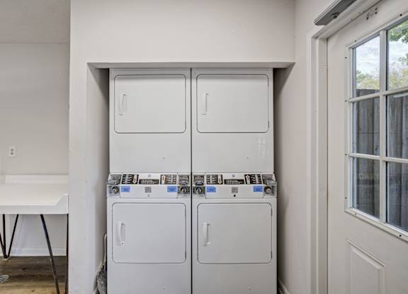 On-site laundry facilities at Chelsea Apartments in Gainesville, Florida