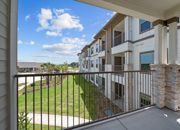 the preserve at ballantyne commons balcony view of apartment buildings