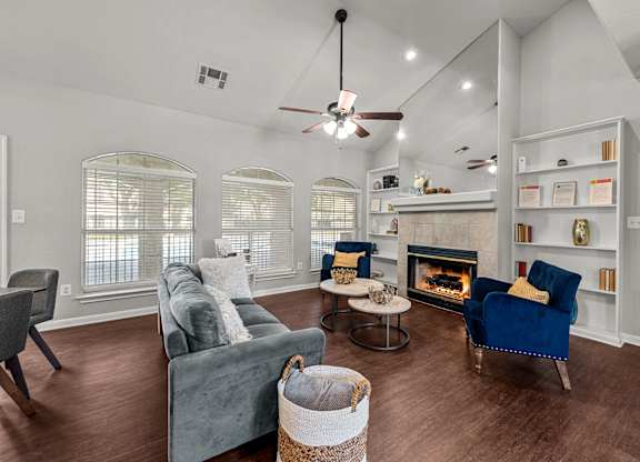 Huntington Meadows Apartments clubhouse in Austin, TX 78724, offering a community gathering space for residents near East Austin.
