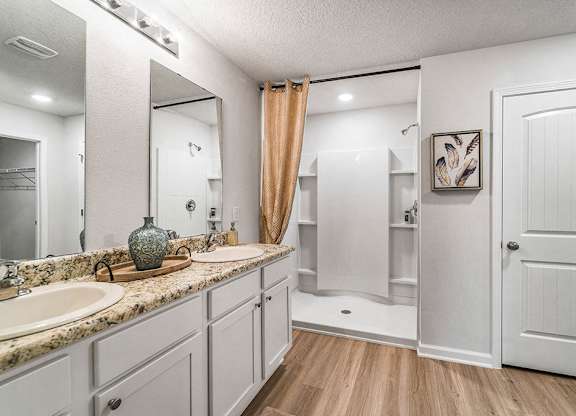 Renovated Bathrooms With Quartz Counters at Rock Ridge, Pensacola, 32526