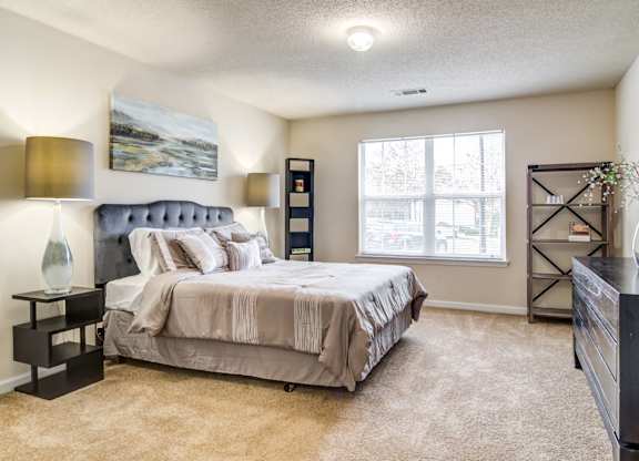 Spacious bedroom at Ashford at Spring Lake – pet-friendly Atlanta community