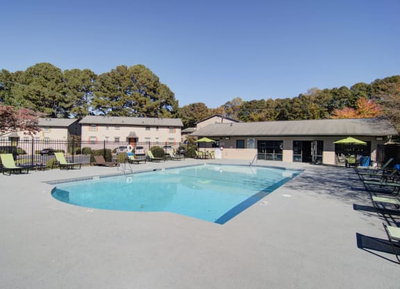 Estuary Apartments in Atlanta Georgia 30341 photo of our apartments showcase an unique swimming pool