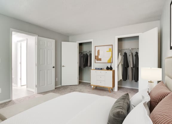 Forest Glen apartments in Austell, GA photo of furnished bedroom