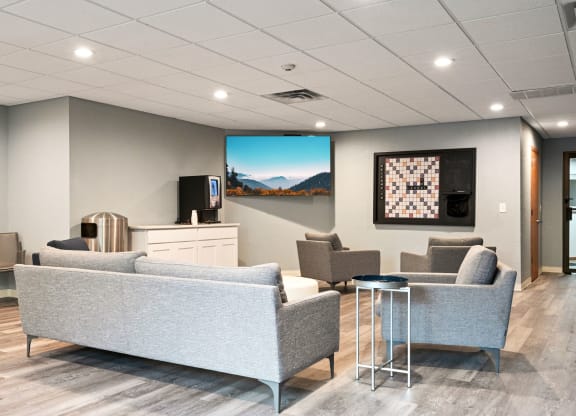 Laurel West End Apartments in Golden Valley, MN photo of community lounge