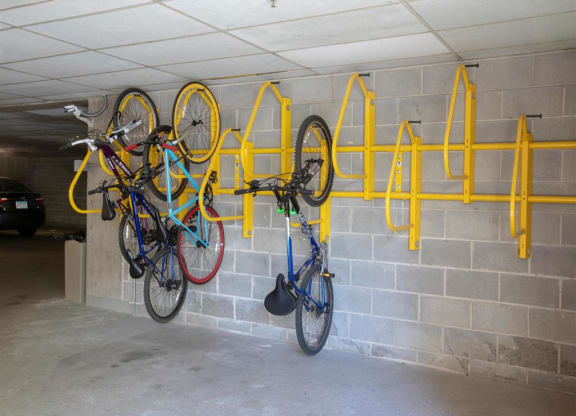 convenient bike racks