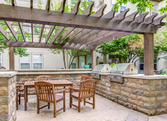 Picnic Area With Grilling Facility at Uptown Lake Apartments, Minneapolis, 55408