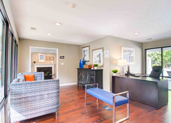 Leasing office at Place at Midway apartments in Douglasville near Lithia Springs, GA