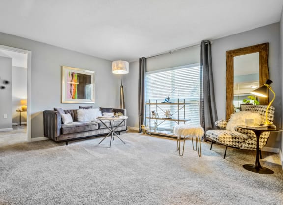 Reserve at Providence Charlotte NC photo of living room with large window
