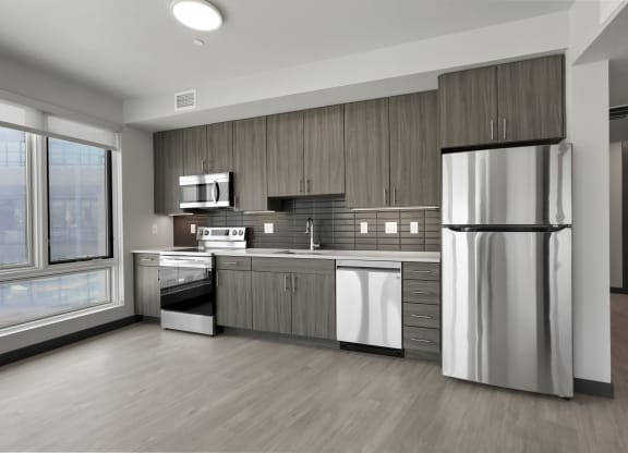 a kitchen at Platform