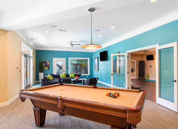 The Asher at Sugarloaf apartments in Lawrenceville Georgia photo of Billards table