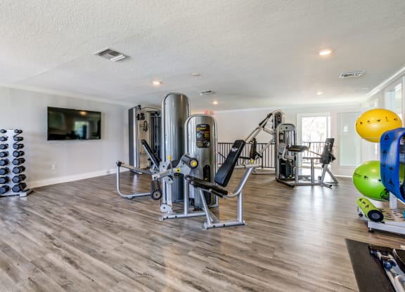 The Commons Apartments in Tampa Florida photo of fitness center