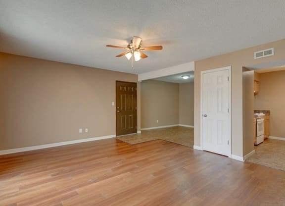 hardwood flooring in all Wichita Ks apartments