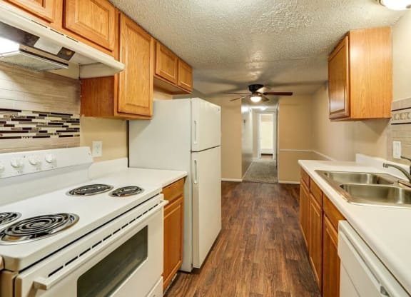 apartment kitchen in Derby, KS
