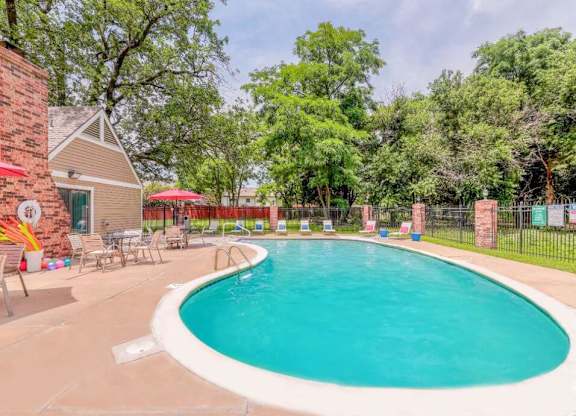 swimming pool at Wichita KS apartment