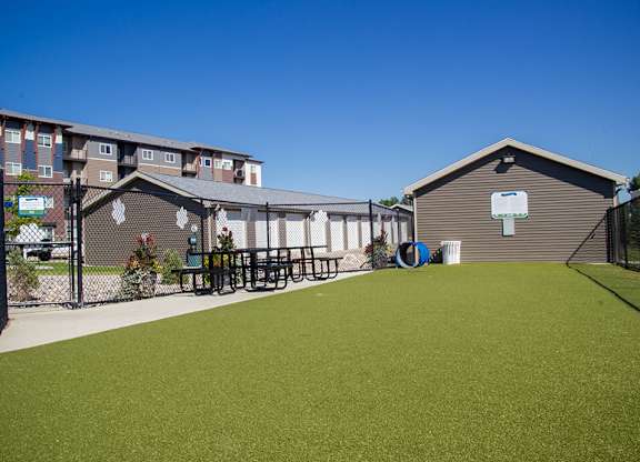 dog park at pet friendly apartments