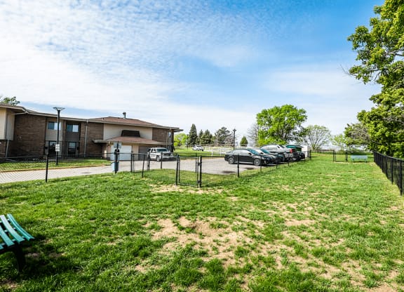 dog park at pet friendly apartments