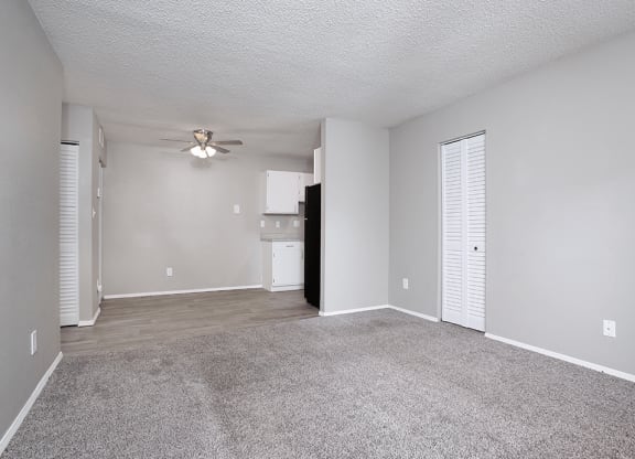Kitchen and Dining Area in apartment