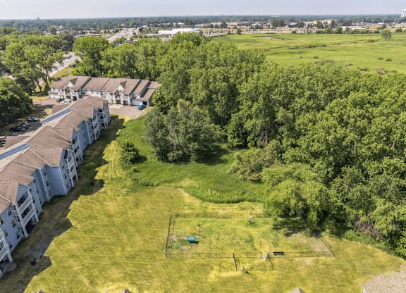 a view of the property from the top of the building