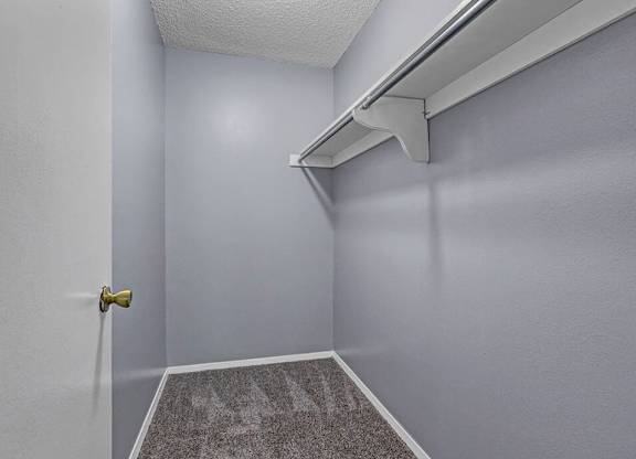 large closets at Mt Carmel Apartments