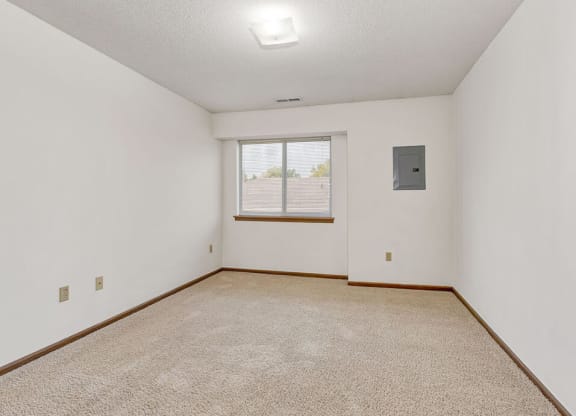 Bedroom at northridge apartments and townhomes
