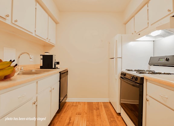 Apartment Kitchen with appliances