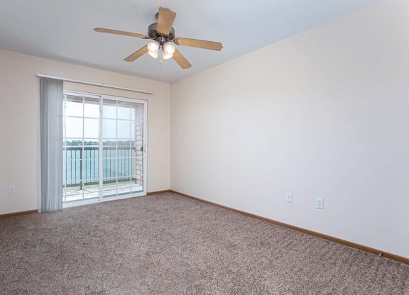 Wichita apartments with ceiling fan large windows