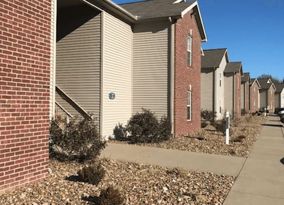 exterior of brickyard apartments 