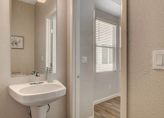 White Bathroom  at Habitat @ DTLV, Las Vegas, NV