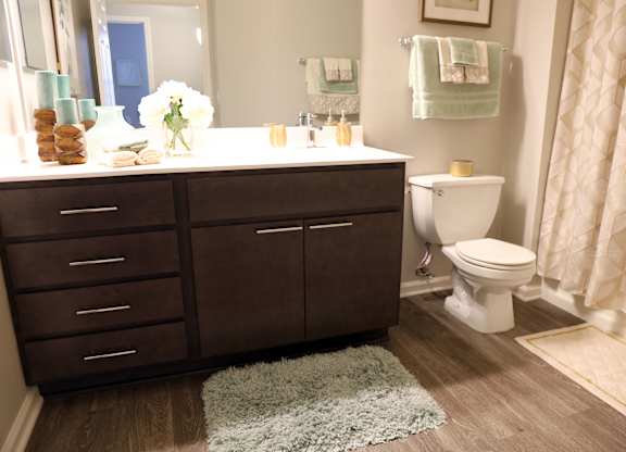 Renovated Baths at Landings at Amhurst Lake Apartments, Waukegan, IL, 60085