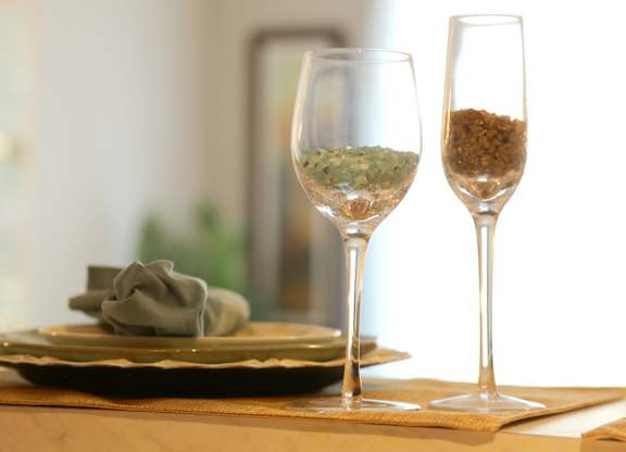 Breakfast Bar at Landings at Amhurst Lake Apartments, Waukegan