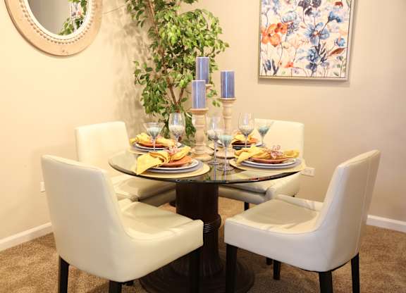 Large Dining Room at Landings at Amhurst Lake Apartments, Waukegan, IL