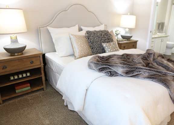 En Suite Baths in Main Bedrooms with Walk-in Closets at Bristol Station, Naperville, IL, 60563